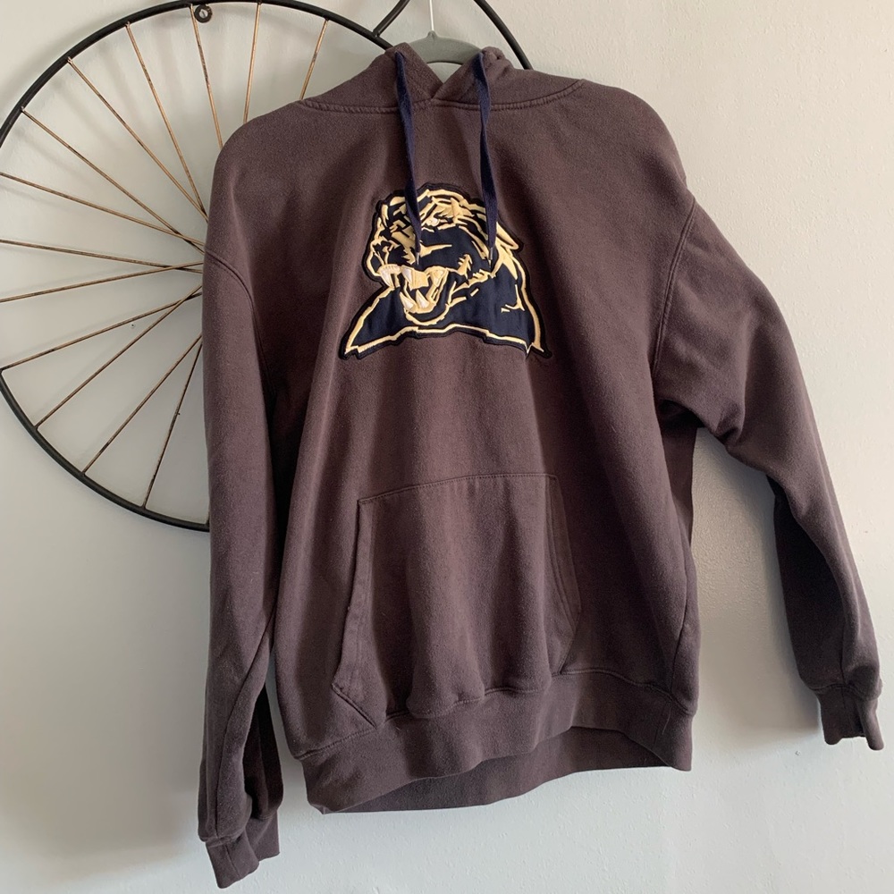 Pitt grey hoodie. Size large.